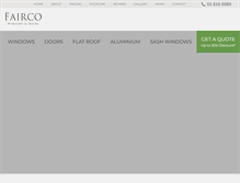 Tablet Screenshot of fairco.ie